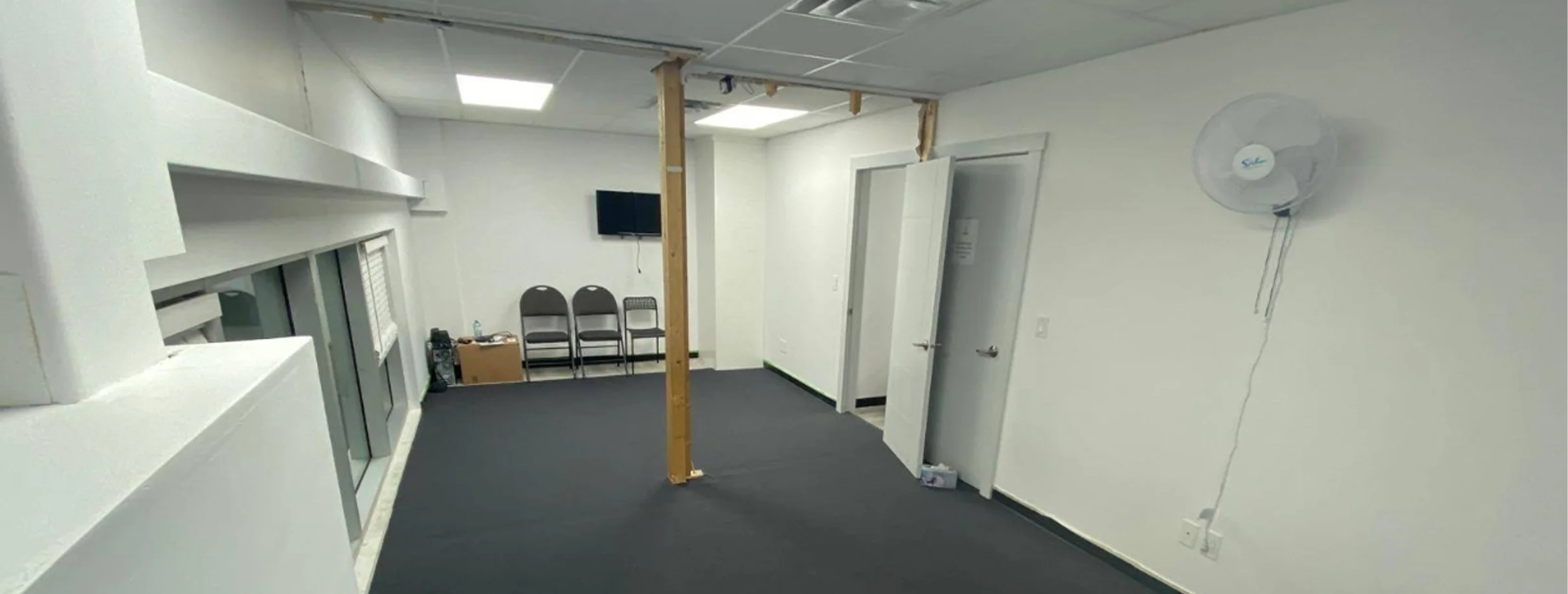 Interior prayer hall of Maktabah as Sunnah Calgary Calgary